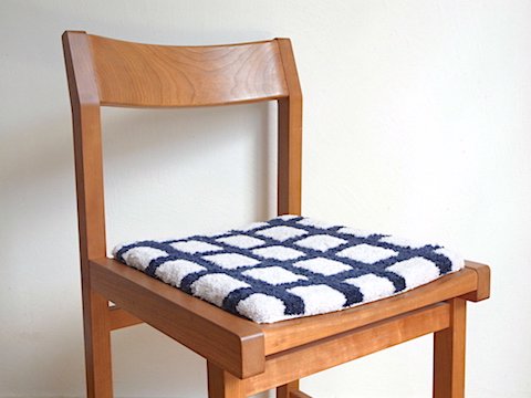 Windowpane chair pad