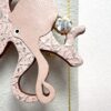 Zenco レザーブローチ・おたからタコ - 画像 (2)